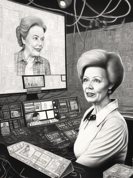 LoRA based on the drawings by Laurie Lipton v2.1