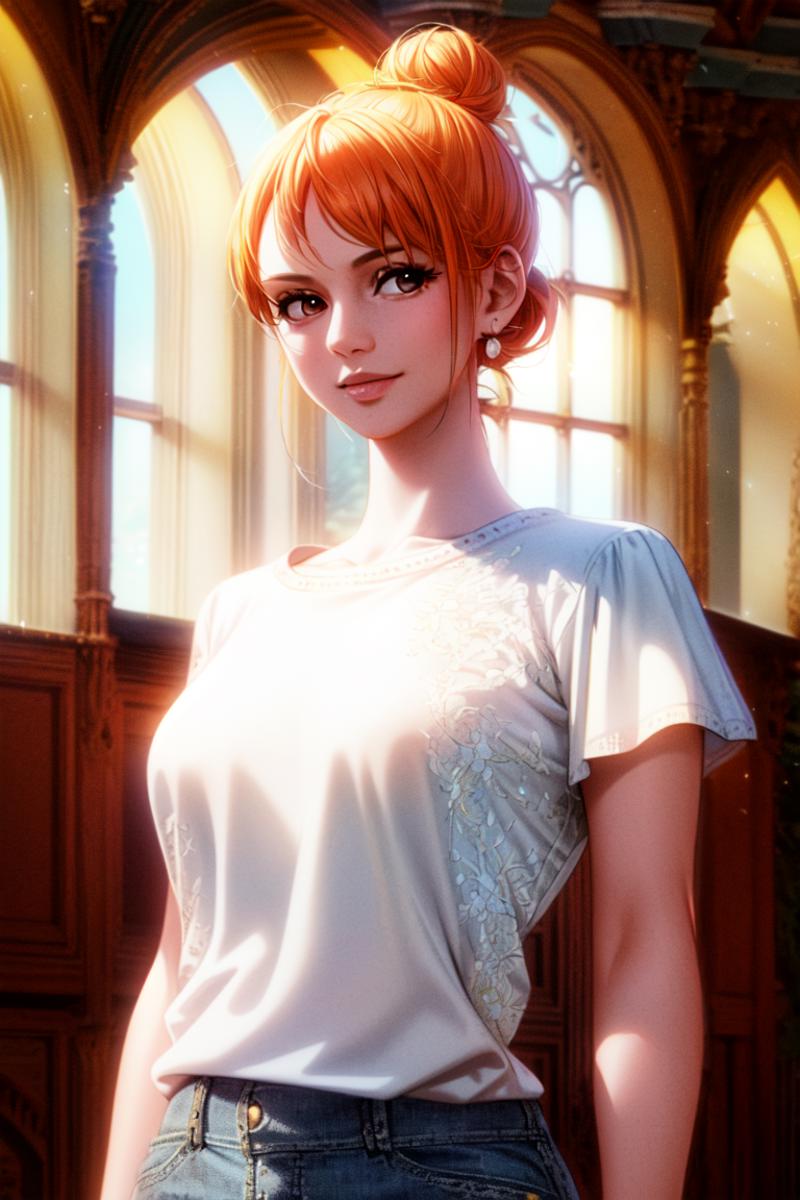 Nami (ナミ) One Piece Character LoRA (Post-timeskip) image by 12user34kn276