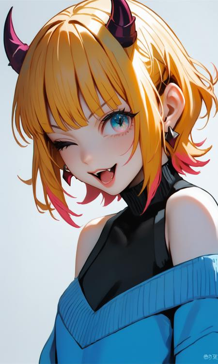 08981-2813683344-sscore_9,score_8_up,1girl,demon_horns,solo,upper_body,fang,blonde_hair,multicolored_hair,short_hair,roots__(hair_),highres,_3,bl.png