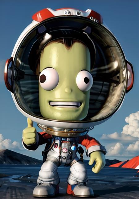 <lora:kerbal:0.8>, kerbal, full body, thumbs up