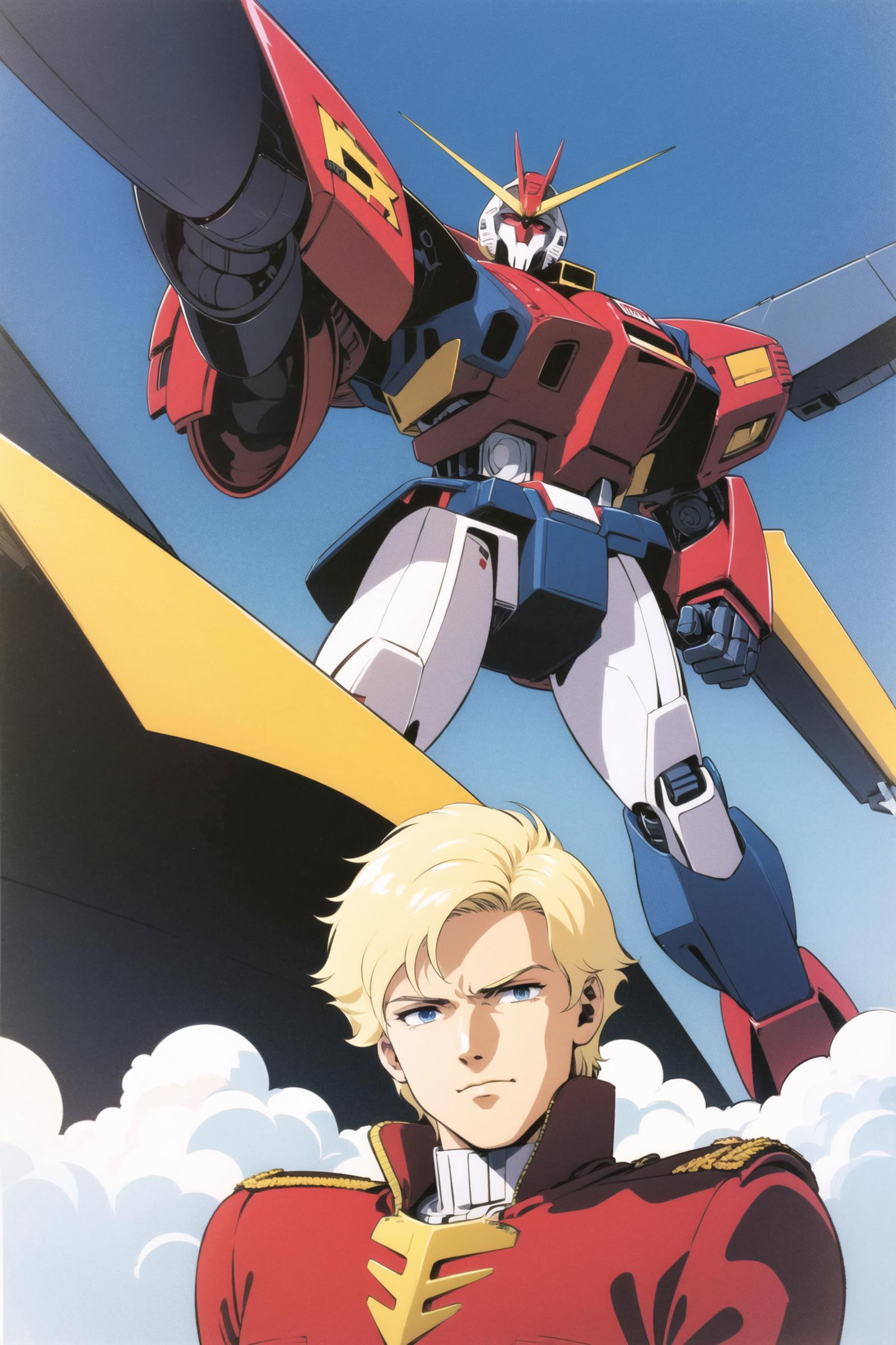 Hiroyuki Kitazume/北爪宏幸 《Mobile Suit Gundam Char's Counter Attack》/《机动战士高达：逆袭的夏亚》 - Artist Style image by flyx3