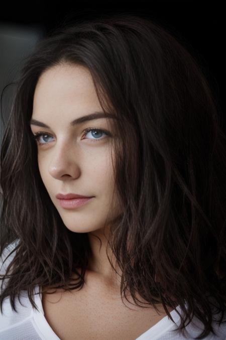 <lora:r3b3cc4f3rgus0n:0.9>, a Realistic photo of a r3b3cc4f3rgus0n woman, long hair, breasts, looking at viewer, blue eyes, brown hair, jewelry, underwear, panties, necklace, lips, black panties, hands on hips, realistic, leopard print, soft lighting, professional Photography, Photorealistic, detailed, standing in a dark Studio Room background, blurred background, RAW, analog, sharp focus, 8k, HD, DSLR, high quality, Fujifilm XT3, film grain, award winning, masterpiece