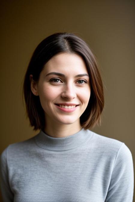 young girl smiling