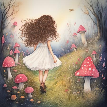 Fanciful Watercolor Illustration V1