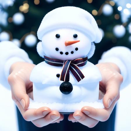gift gift_box hand snowman