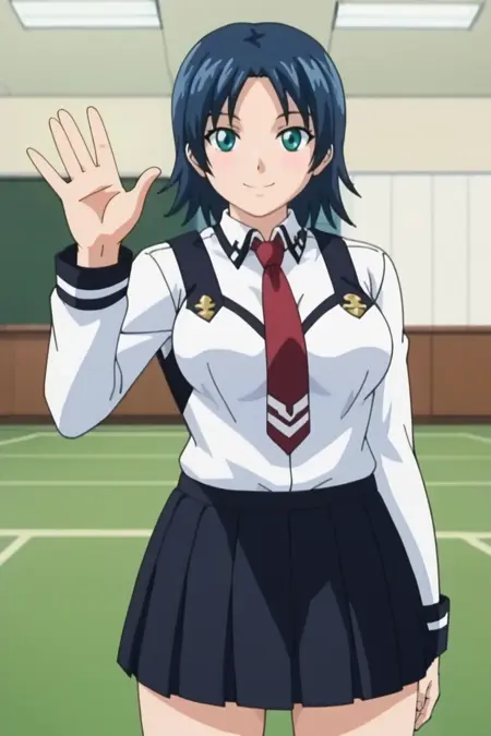 Rose Cross Blue Hair Member - Bible Black: Gaiden(Baiburuburakku: Gaiden/バイブルブラック: 外伝)/Bible Black: Origins
