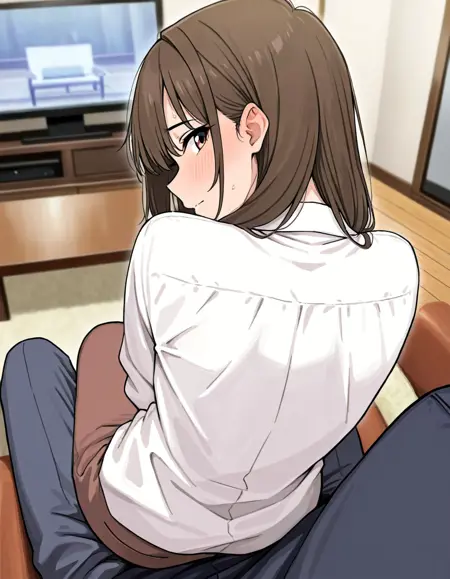 Pov On Couch / Pose LoRA / NoobAI