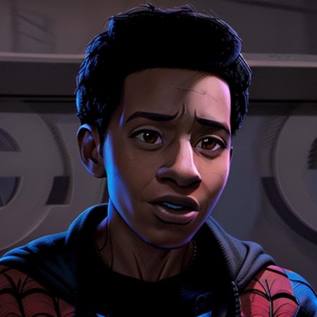 portrait of miles_morales