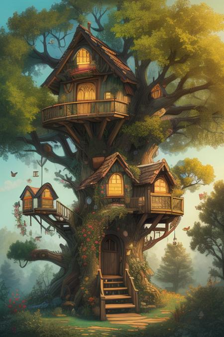 style of treehouse