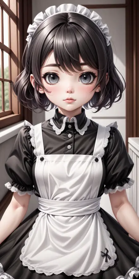 Maid Dress with Sash