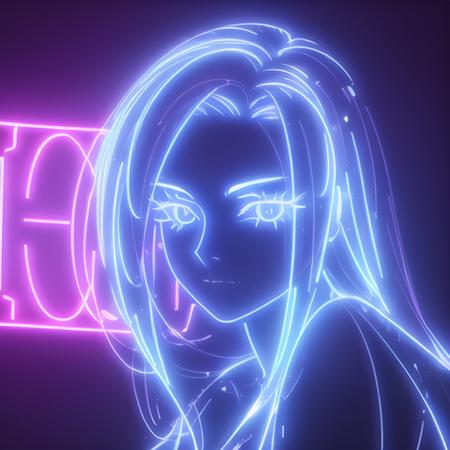 1 beautiful girl,neon light,neon sign,neon,LED 
masterpiece, high resolution, octance 4k, high detail  <lora:nihongdeng (1):1>, masterpiece,best,quality