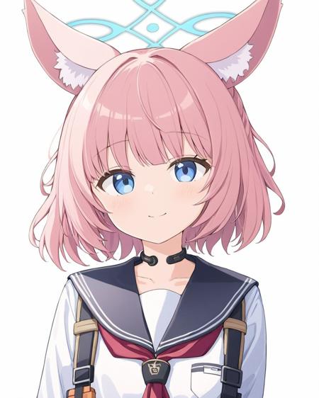 niko \(blue archive\),1girl, halo, solo, white_background, simple_background, looking_at_viewer, food, animal_ear_fluff, smile, upper_body, red_neckerchief, black_sailor_collar, long_sleeves, choker, holding, closed_mouth, white_serafuku
<lora:niko_(blue_archive)_image432_2023-12-03:1>halo. gorgeous,key visual, vibrant, studio anime,award-winning, professional, highly detailed,high budget, cinemascope