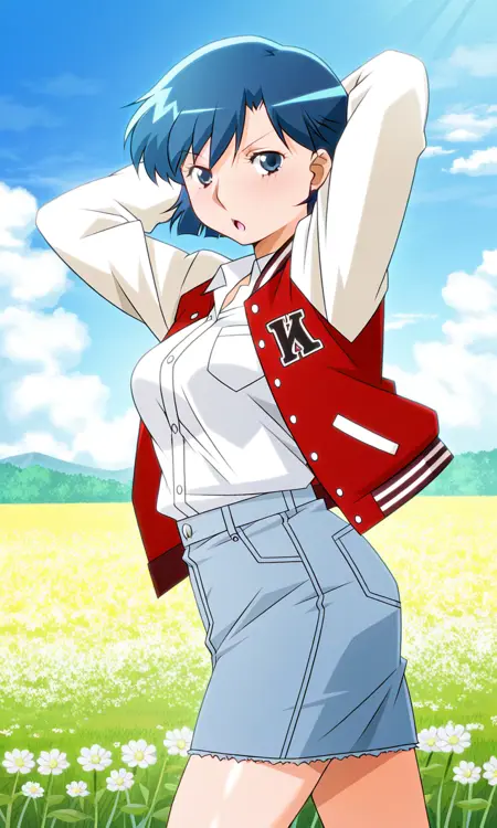 Yuu/You (悠) of Super Real Mahjong (スーパーリアル麻雀) Pony NSFW-Edition