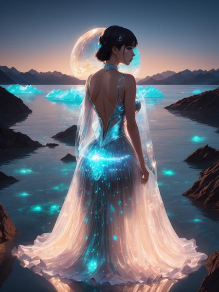 bioluminescent dress