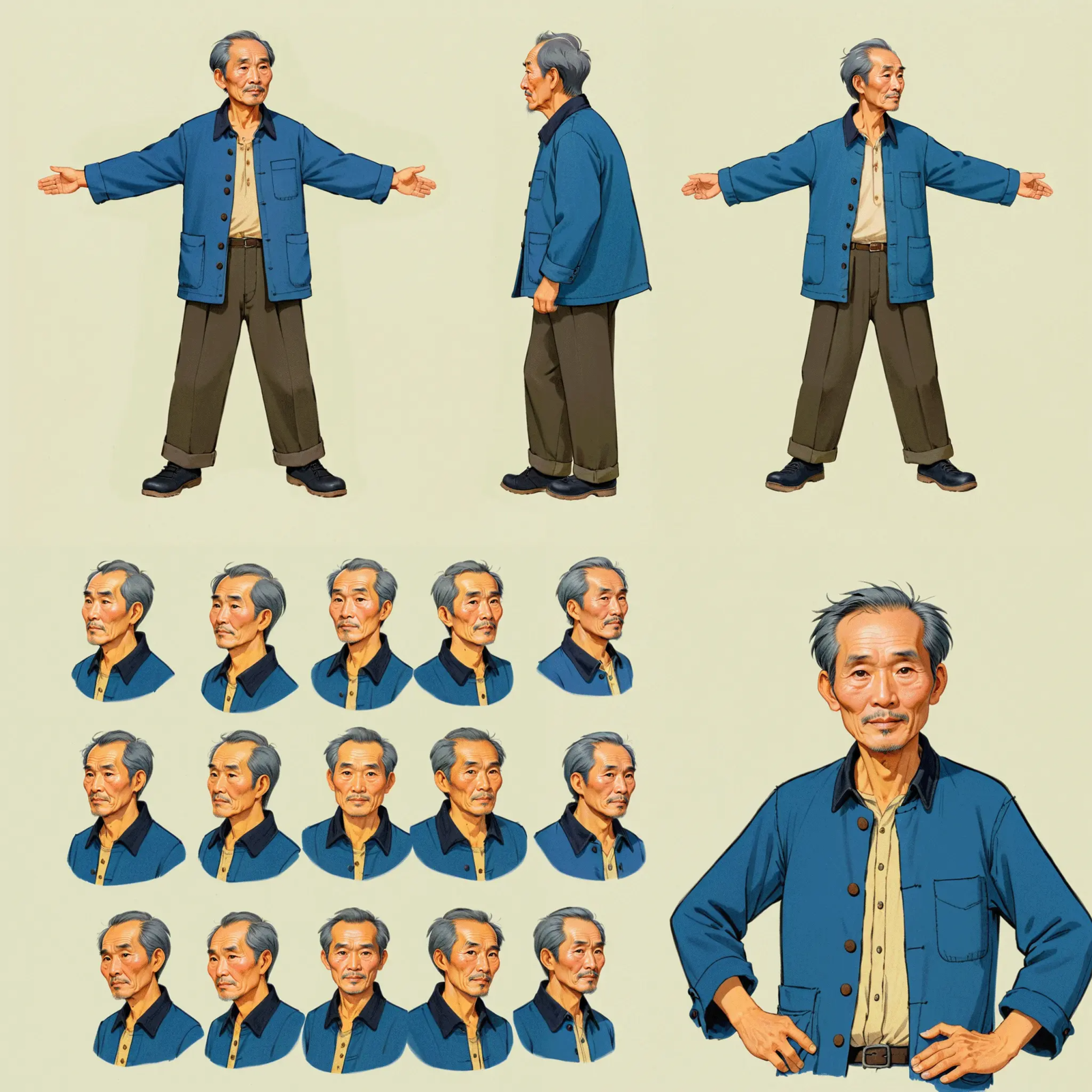 SDXL Character Sheet Generator for LoRA Training