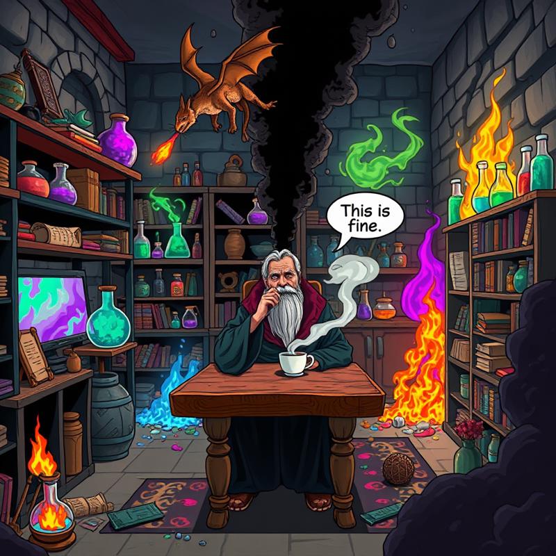 the_scene_is_a_wizard_s_laboratory___thick_stone_walls_are_lined_by_a_chaotic_arrangement_of_shelves___the_shelves_are_covered_in_books__knickknacks__scrolls__and_broken_flasks_and_jars_1546778246.png