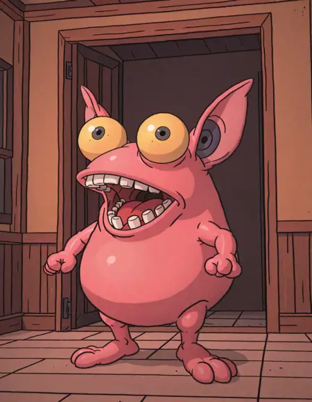 [Klasky Csupo (Gabor Csupo and Peter Gaffney)] Aaahh!!! Real Monsters (1994–1997) Cartoon Show Style Illustrious