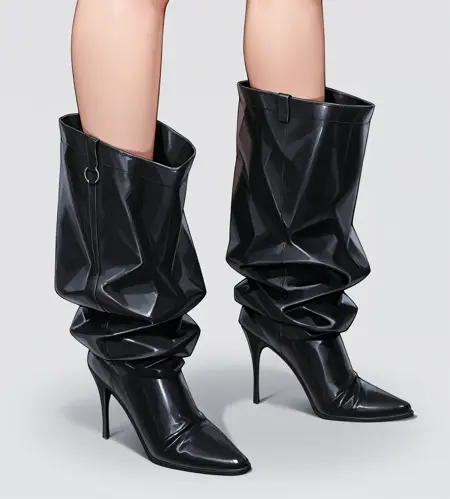 Grunge Wide Shorts & Baggy Boots