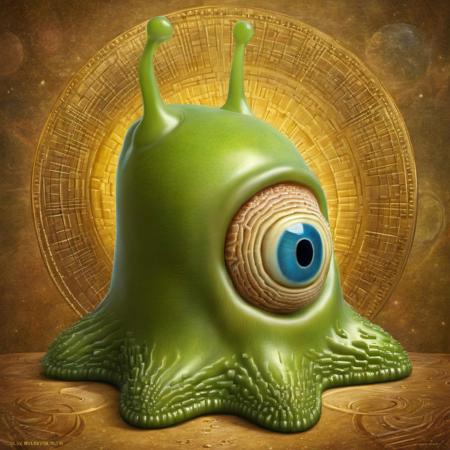 SDXL Brain Slug (Futurama creature) - v1.0 | Stable Diffusion XL LoRA ...