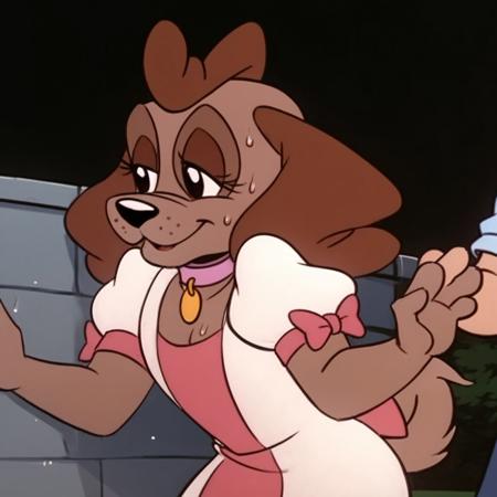 Colette  Dog, anthro_dog, female_dog   Pound Puppies cartoon