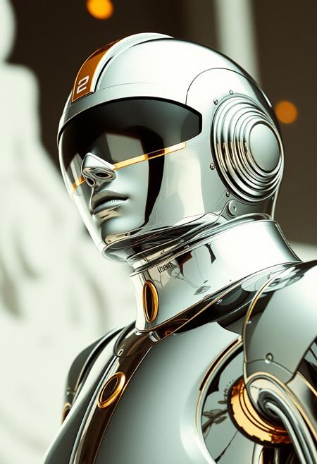Avant-garde , 1970s futurism, chrome and gold
