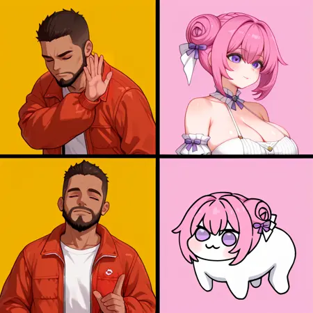 YES/NO Gesture - Drakeposting (Meme)