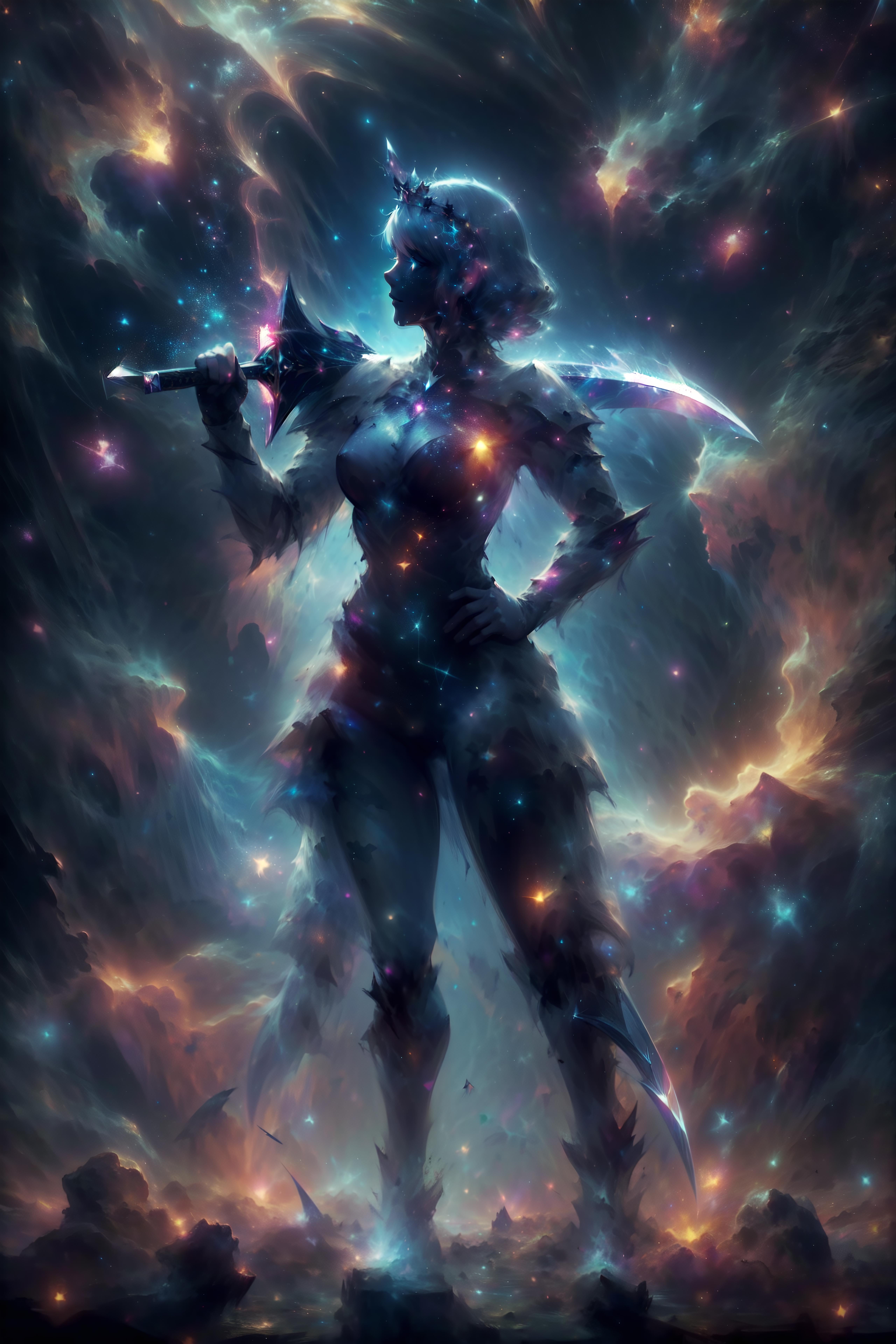 Cosmic Nebula Style SDXL + SD1.5 image by Marader