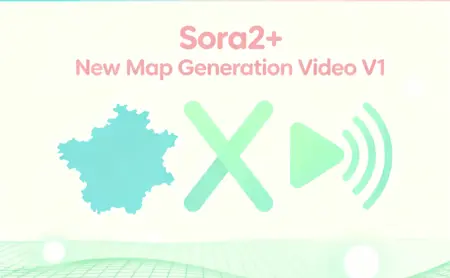 (Ai Zhenzhen Workshop Edition) Sora2+ New Map Generation Video V1 (Optional landscape/portrait screen support for saving videos - Base price 0.1)