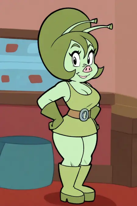 Pamela Cometstar - Duck Dodgers