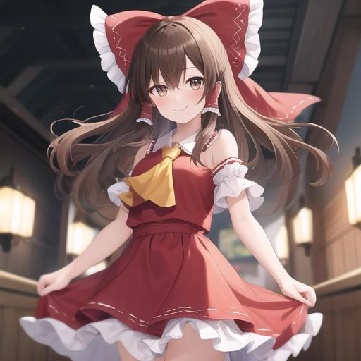 博丽灵梦-东方Project（Reimu Hakurei-Touhou Project） image by King_Dong