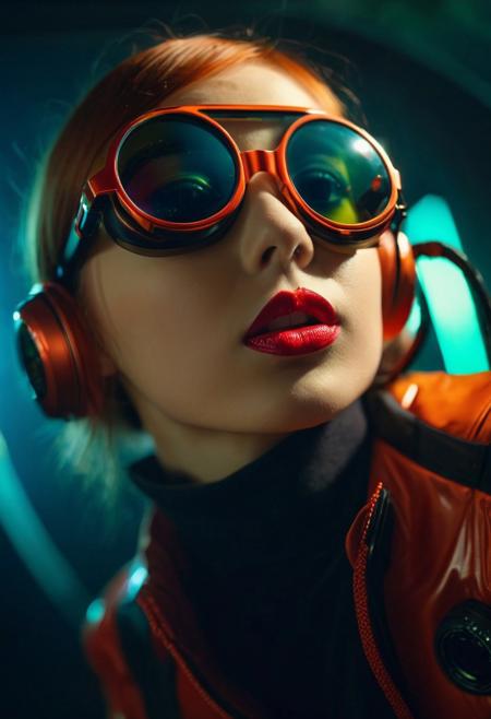 (on the knees)(analog photo:1.2),((dynamic pose:1.2),(dynamic camera),(amateur photo:1.3,art retouch,, analog photo), (close-up) rodian alien Snorkeling ,alien planet,(sci-fi:1.5), spaceship, mineralogical fractal, mutation black petals, nuclear reactor interior, photorealistic surrealism tangka, (film grain:1.2), abstract collage,(masterpiece, high quality, fisheye:1.2), , solo, model photoshoot, (red theme:1.1), a stylish girl,big lips, round_eyewear, solo, pride, , (looking at the viewer),Deep black Photorealistic bf-style, translucent vibrant Red charming beautiful freckled busty wired-cyborg elfish princess with complex system equipment like a hyper detailed Ninja by Tsutomu Nihei, gaze, cozy warm lighting from within, volumetric lighting, ultra detailed, deep Blacks, very detailed, atmospheric haze, Film grain, cinematic film still, shallow depth of field, highly detailed, high budget, cinemascope, moody, epic, Vintage, Polaroid,(8k, RAW photo, highest quality), hyperrealistic, intricate abstract, intricate artwork, abstract style, otherworldly, mesmerizing parallel dimension, gravity defies logic, abstract masterpiece, interplay of floating objects, distorted silhouettes, vivid hues, ethereal light, highly detailed,,,Leica Q2 with Summilux 35mm f/1.2 ASPH, ,clear face, Ultra High Resolution,