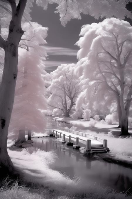 <lora:Infrared Photos:1>Infrared Photos - Try using an infrared filter or converting your camera to infrared. It will create an unusual and mystical effect in your photos, allowing you to see the world in a different light.