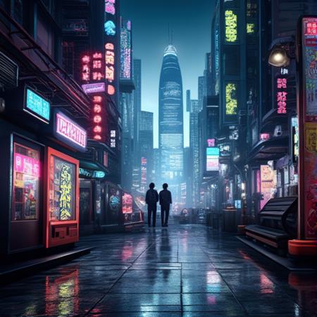 Cyberpunk Background FLUX by Styx V1