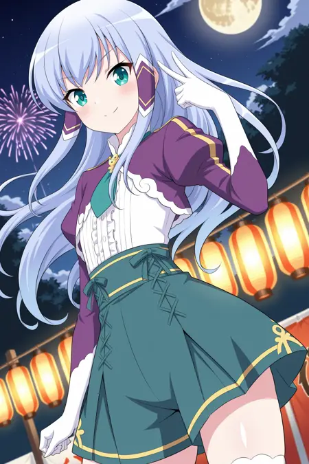 Elze Silhoueska エルゼ・シルエスカ | Isekai wa Smartphone to Tomo ni (1 outfit) | Illustrious