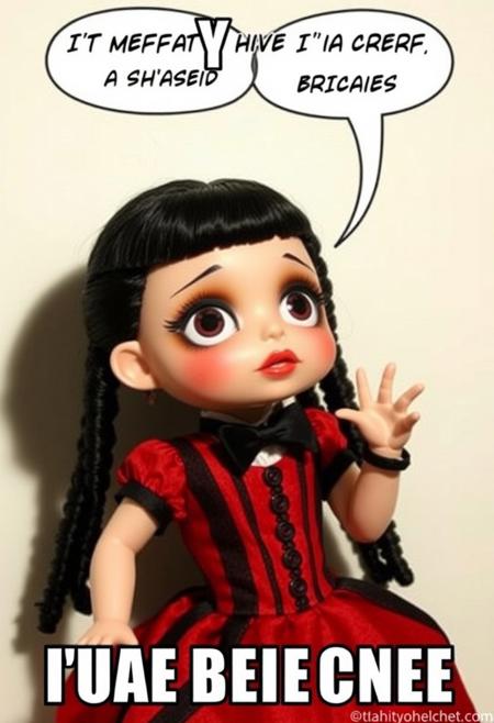 burlesque addams doll 4chan meme rage comics
