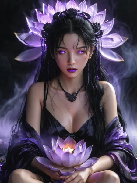 Dark Lotus Saintess   黑莲圣女——墨莲