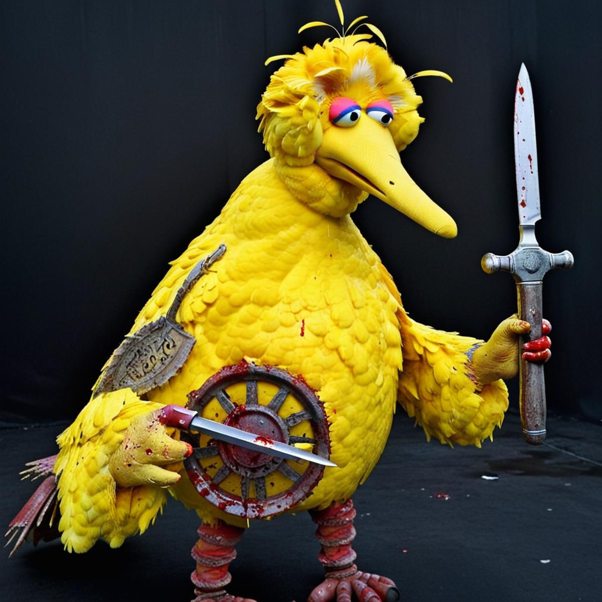 Big Bird - Sesame Street - SDXL image by PhotobAIt