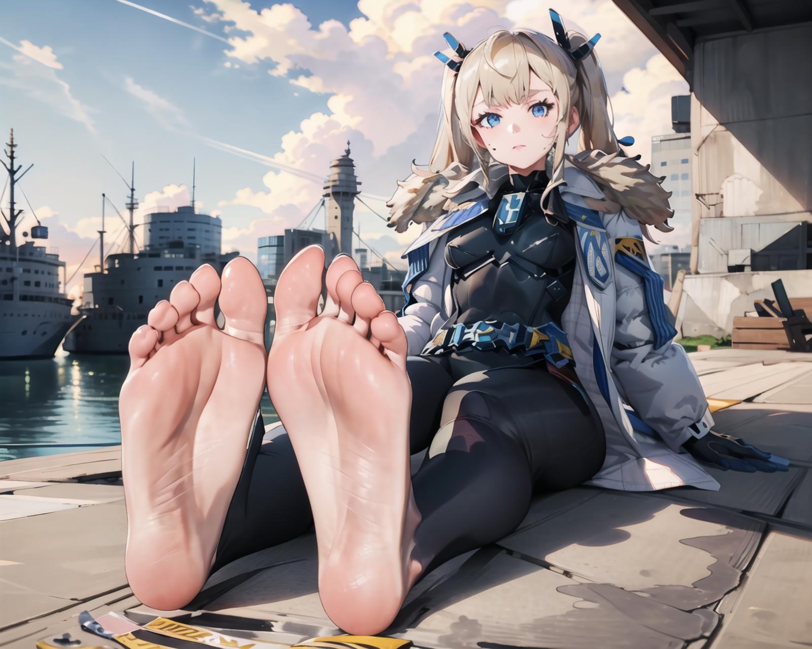 Feet Pose (anime) image by Fenyx