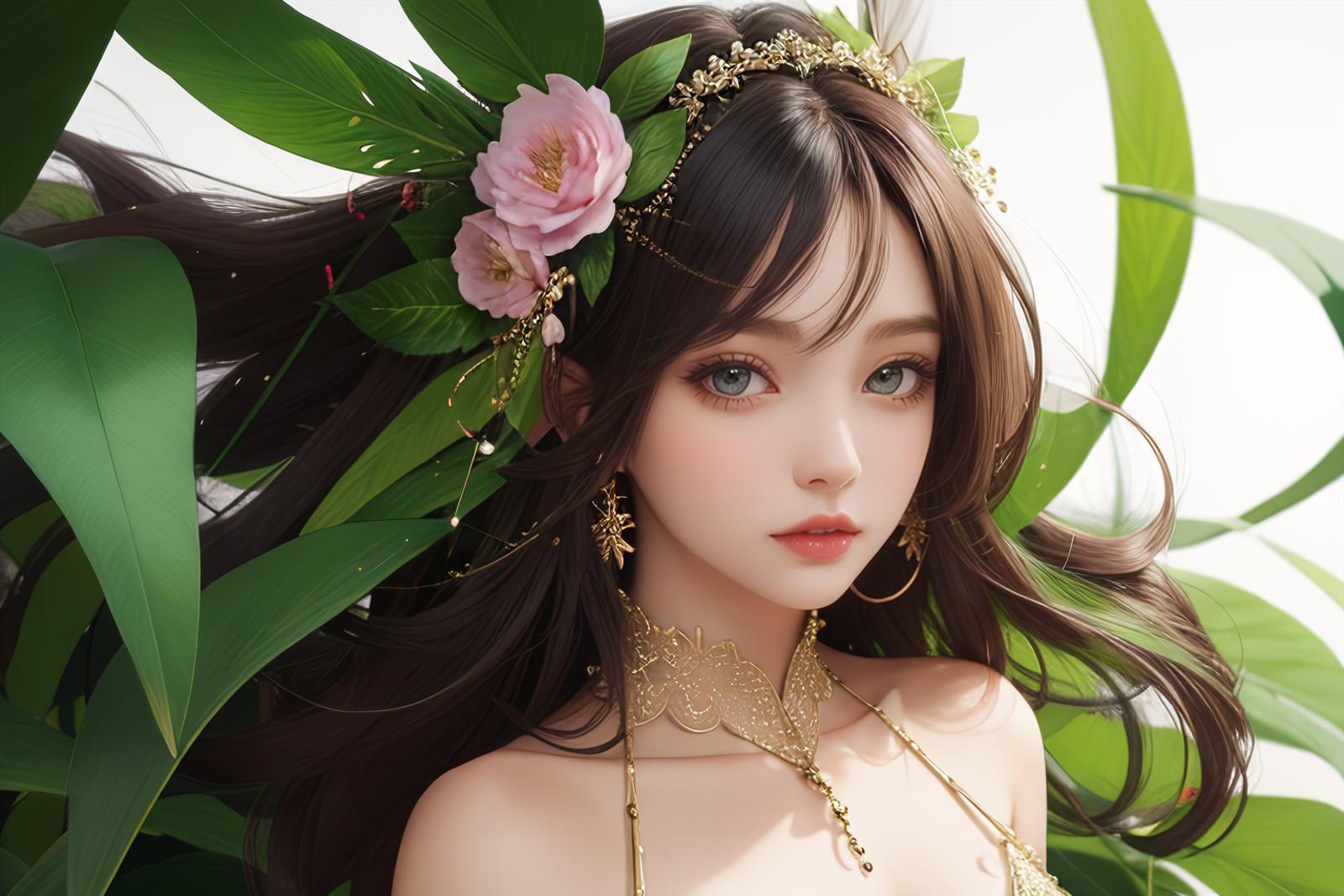 AI model image by softMeng