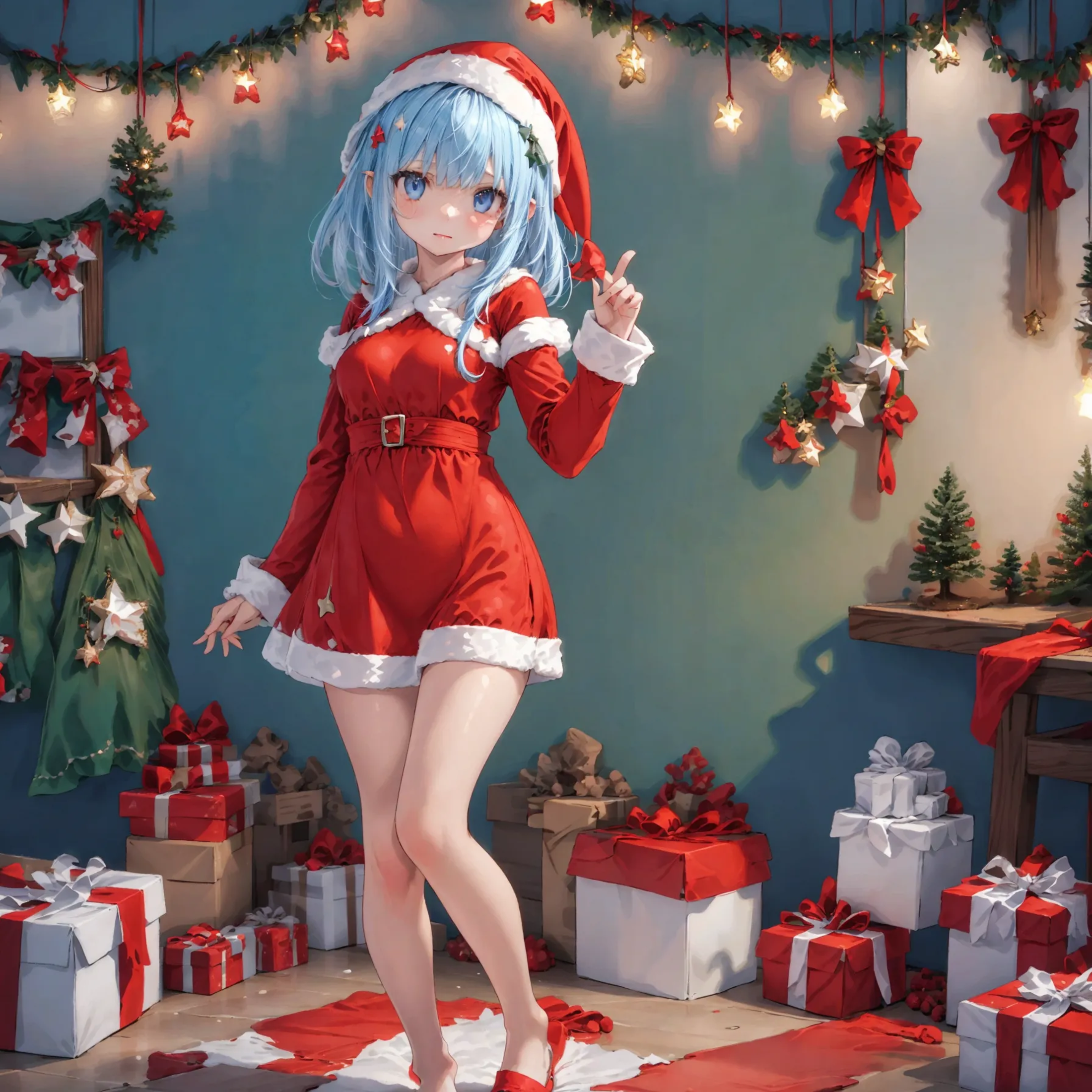 X'mas elf girl LoRA image by tkvier