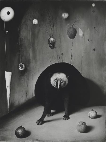 <lyco:RogerBallen:1.0> I hurt myself today To see if I still feel I focus on the pain The only thing that's real in style of roger ballen, joel peter witkin