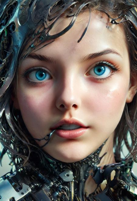 Score_9, score_8_up, score_7_up, DonM5h4d0wM317XL, solo, 1girl, 25yo, (cute face:1.2), (portrait:1.2), (cyber:0.8), masterpiece, (detailed_eye_model:0.7), nose, hair, lisps