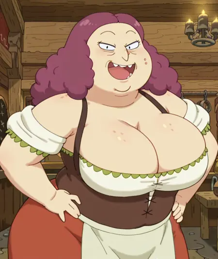Big Boobed Waitress (Rick and Morty)