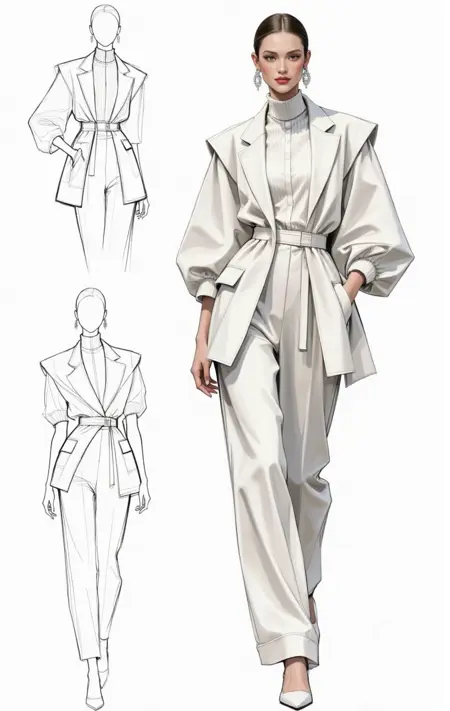 clothing design drawings