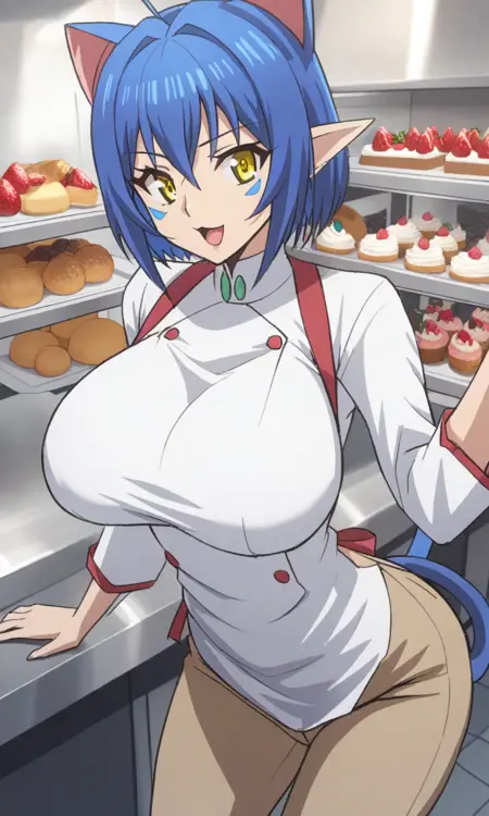 "Maonyan" ring announcer / リングアナウンサー(新妹魔王の契約者) | Shinmai Maou no Testament / 新妹魔王の契約者 | SDXL