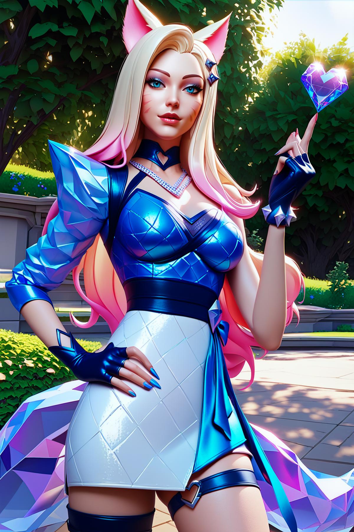 KDA Ahri from League of Legends 4 Outfits for Pony / 1 Outfit 1.5 - v1.0  Pony | Stable Diffusion LoRA | Civitai