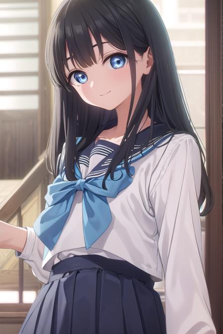 Komichi Akebi (明日 小路) - Akebi's Sailor Uniform (Akebi-chan no Sailor-fuku) (明日ちゃんのセーラー服) anime s1