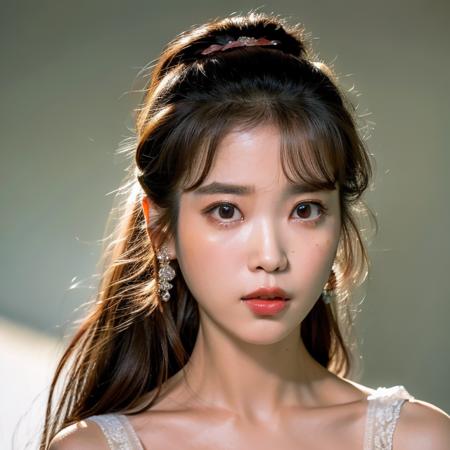 (((masterpiece))), best quality, ultra-detailed, an extremely delicate and beautiful,floating,high resolution,
iu,  <lora:IU_v2.0:1>, dynamic angle,dynamic pose, 1girl, delicate and beautiful brown eyes, brown hair, neck ribbon, beautiful face