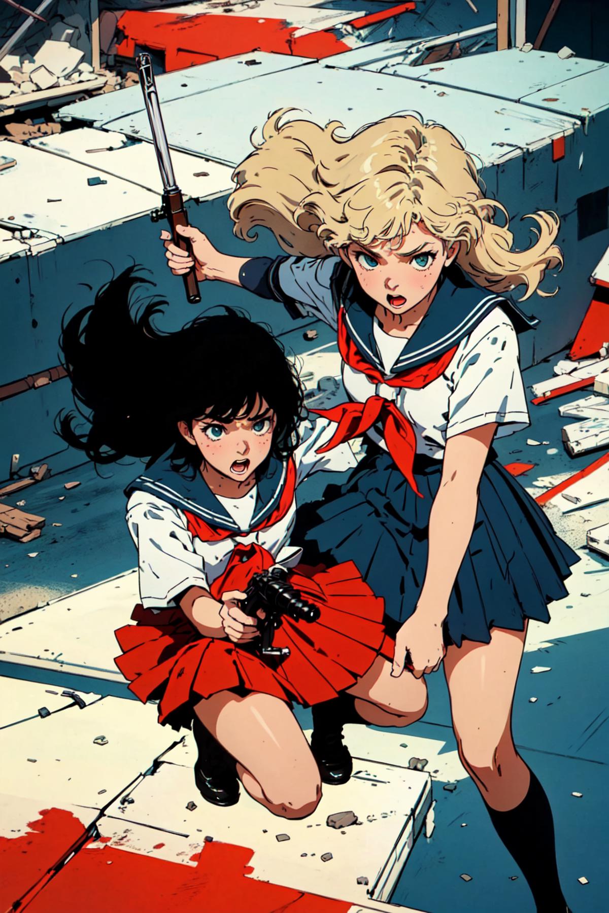 Schoolgirl Squad image by ZombieHead