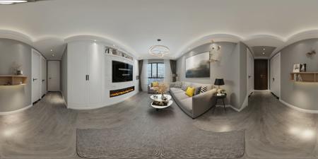 <lora:JJsPanoramicLivingroom_XL:1>, ((Panoramic)), ((livingroom)),  ((masterpiece)), ((best quality)),  realistic, high detailed,  (indoors) , no human,   window,   curtain, table, rug, sofa, television, ceiling light, (Nordic),